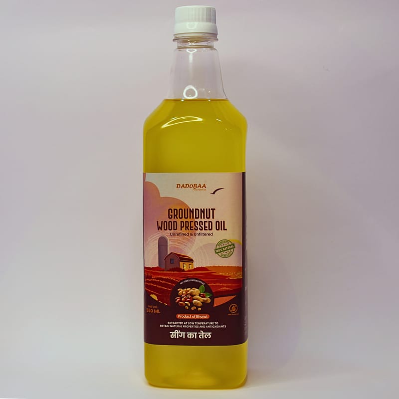 Groundnut Wood Pressed Oil - Dadobaa